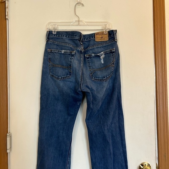 Hollister button fly men’s 32 x 34 distressed denim jeans - Picture 2 of 8